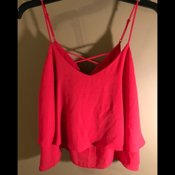 Olivaceous Tops - Olivaceous Cami/Crop Top Pink Sz M